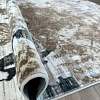 Ковер для жилой комнаты Radjab Carpet Бьянка прямоугольник D009A 7579RK-b 1.6x2.3 (cream shirink/blue fdy)