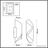 Уличный настенный светильник Odeon Light Basti 6659/10WLA