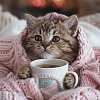 Феникс+ Котенок в пледе 68635