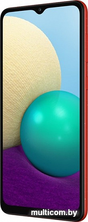 Смартфон Samsung Galaxy A02 SM-A022G/DS 2GB/32GB (красный)