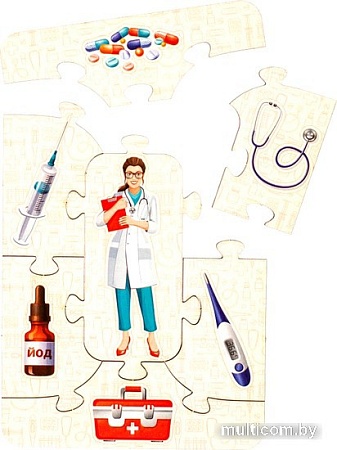 Мозаика/пазл WoodLand Toys Ассоциации. Профессии 147301