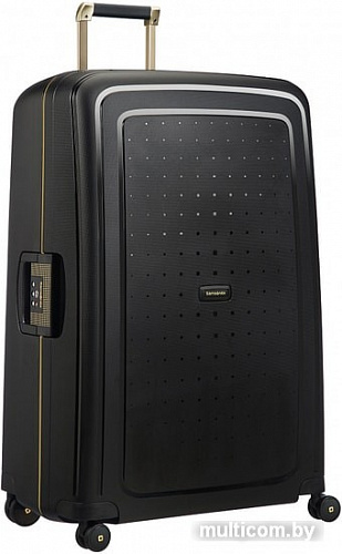 Чемодан-спиннер Samsonite S'Cure DLX Black/Gold Delicious 75 см (4 колеса)