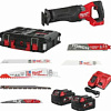 Сабельная пила Milwaukee M18 FSZ100P 4933498242 (с 2-мя АКБ, кейс)