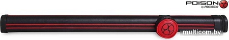 Чехол для кия Poison Armor Velcro 1x1 05105 (красный/черный)