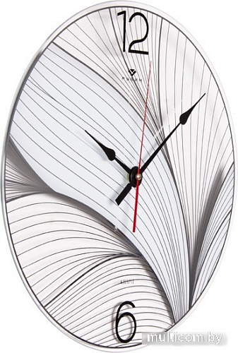 Настенные часы Рубин Белый лотос 4041-007W
