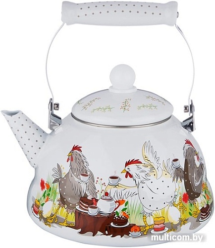 Чайник без свистка Agness Куриный переполох 934-377