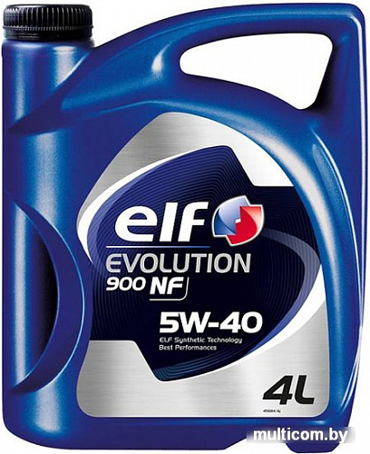 Моторное масло Elf Evolution 900 NF 5W-40 4л