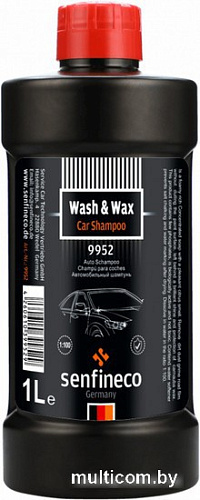 Senfineco Высококонцентрированное моющее средство Senfineco Car Wash and Wax Shampoo 9952 1л
