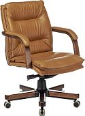 Кресло Бюрократ T-9927WALNUT-LOW (горчичный)