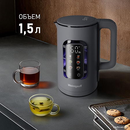 Электрический чайник Weissgauff WK 1500 Dt Touch BodyCool