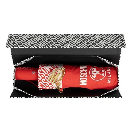 Зонт Moschino Logo Red