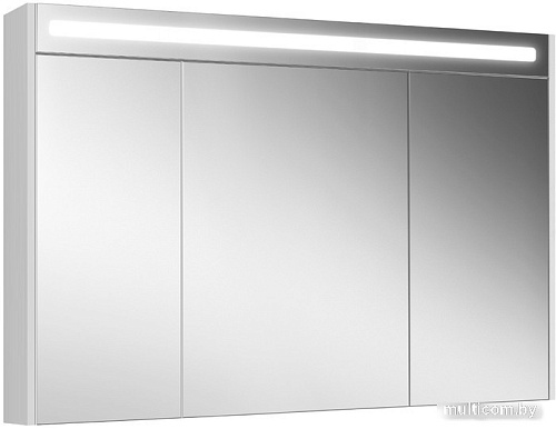 Belux Шкаф с зеркалом Неман ВШ 120 (1, белый глянцевый)