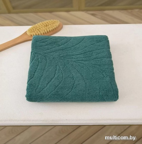 Полотенце Belezza Flora 50x80 6188086 (изумрудный/зеленый)