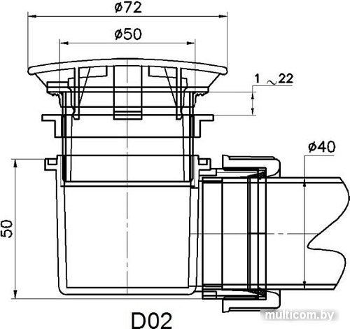 Сифон RGW Velplex QYD-02