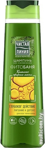 Шампунь Чистая линия Фитобаня для всех типов волос 400 мл