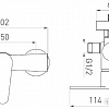 Смеситель Ferro Algeo BAG7