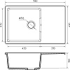 Кухонная мойка GranFest GF-Urban-678L (белый)