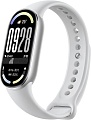 Фитнес-браслет Xiaomi Smart Band 10 M2459B1 (серебристый, с белым силиконовым ремешком, международная версия)