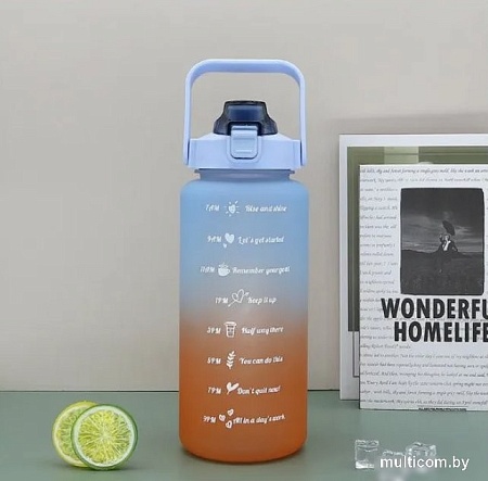 Бутылка для воды Sundays Summer (2л, голубой)