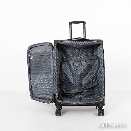 Чемодан-спиннер Francesco Molinary 338-1004/3-24BLK (черный)