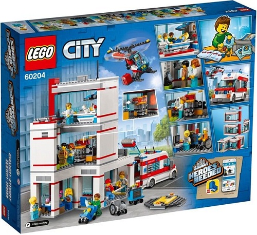 Конструктор LEGO City 60204 Городская больница