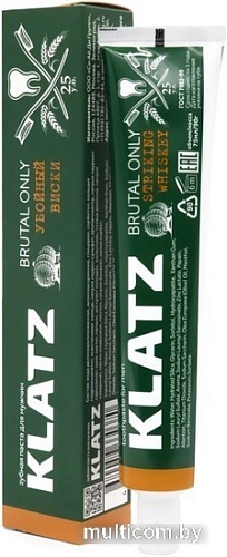Зубная паста Klatz Brutal Only Убойный виски 75 мл