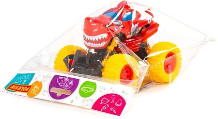 Игрушечный транспорт Полесье Монстр Ралли-Акула автомобиль инерционный 79787 (красный)