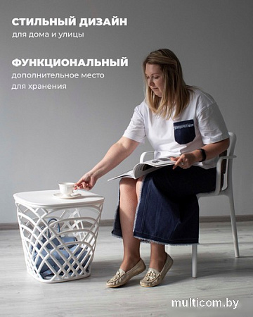 Журнальный столик Sheffilton SHT-CT83 (белый)