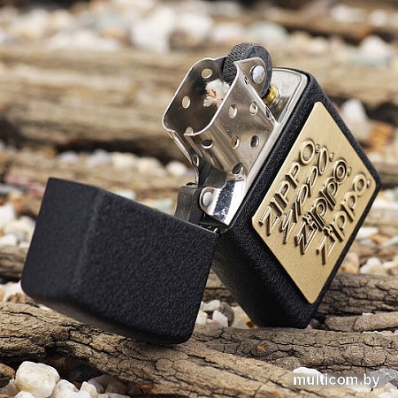 Зажигалка Zippo Classic 362 Black Crackle