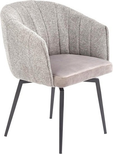 Стул с подлокотниками Halmar K378 (светло-серый)