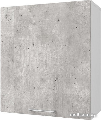 Шкаф напольный Горизонт Оптима 60 (бетон лайт)