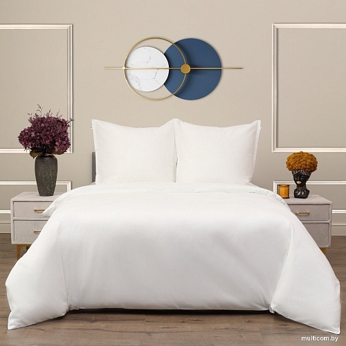 Постельное белье Siberia Home Сэнди Евро 70x70 Сиб-Евро-С-б70x70 (белый)