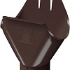 Кровля Docke Stal Premium Воронка желоба 125/90 (шоколад 8019)