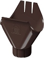 Кровля Docke Stal Premium Воронка желоба 125/90 (шоколад 8019)
