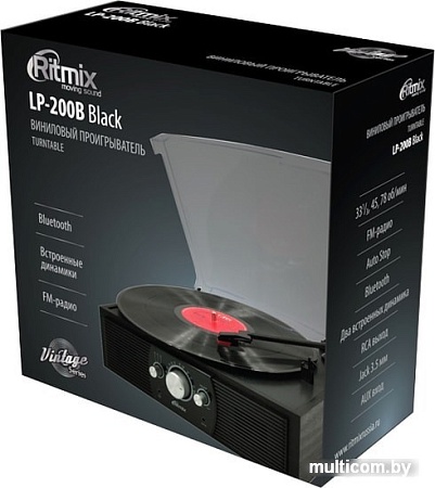 Виниловый проигрыватель Ritmix LP-200B