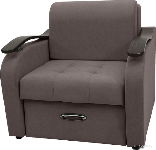 Кресло Сириус Лидер-2 ППУ 95x110 (Eva 06 велюр темно-серый)