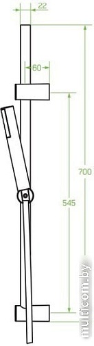 Душевой гарнитур Laveo Pretto NLP 01A2