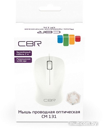 Мышь CBR CM 131 (белый)