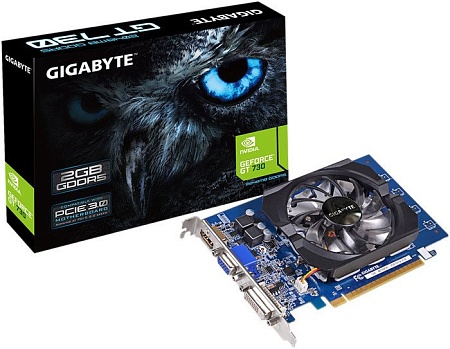Видеокарта Gigabyte GeForce GT 730 2GB GDDR5 (GV-N730D5-2GI (rev. 2.0))