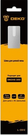 Шина для пилы Deko L-CS12 084-2018