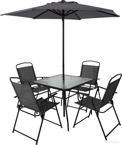 Комплект подушек AksHome Picnic (серый/черный)