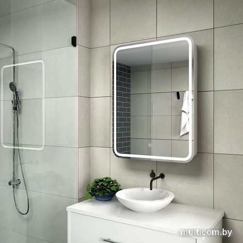 Континент Шкаф с зеркалом Elliott Led 60x80 (правый)