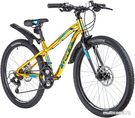 Велосипед Novatrack Prime D 24 р.13 2020 (золотистый)