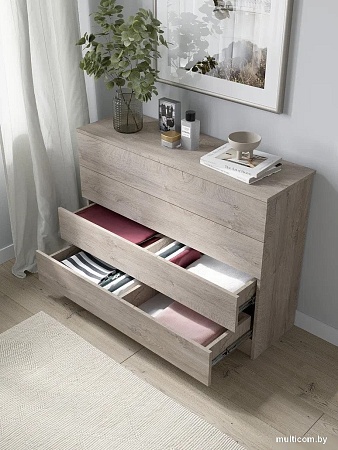 Комод Горизонт Нео 1050 4 ящика (дуб эндгрейн)