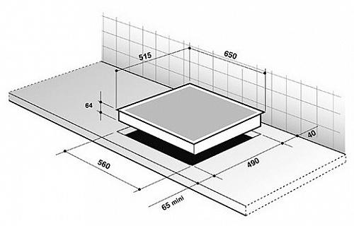 Варочная панель De Dietrich DPI 7572 W