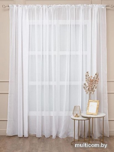 Тюль Amore Mio 6PL 02 bat ut 3x2.7 м 90601 (белый)