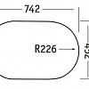 Кухонная мойка Ukinox Фаворит FAP770.480-GW8K 1R