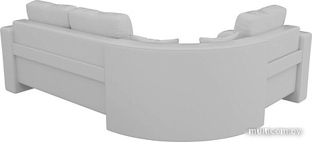 Угловой диван Mebelico Кембридж угловой 108830 (левый, экокожа, белый)