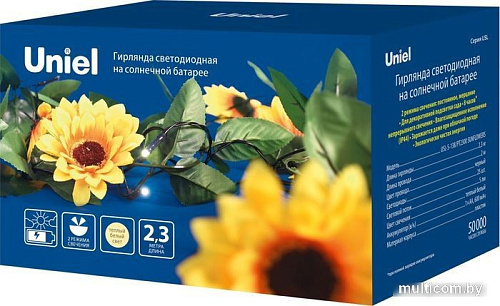 Садовая гирлянда Uniel USL-S-138/PT2300 SUNFLOWERS UL-00009377