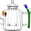 Заварочный чайник Ichendorf Milano Botanica 09354091 (цветок и бабочка)